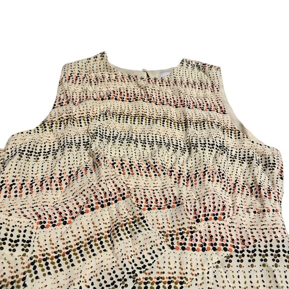 Reiss Andrina Spot Ruffle Mini Dress Fit N Flare Polka Dot Sleeveless Sz 10 NWT - Picture 3 of 14